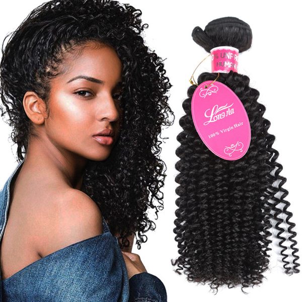 Deep Curly Brazilian Hair Bundles – 10A Human Hair