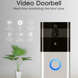 Marlboze 720P WiFi Smart Doorbell – Motion Detection & Intercom