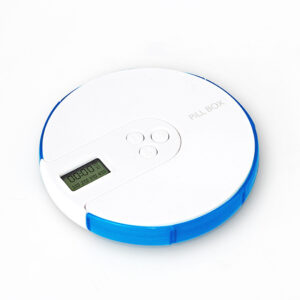 7-Compartment Pill Dispenser Alarm Clock – Medication Reminder