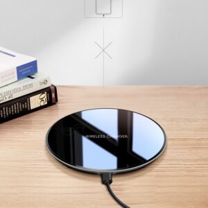 Qi Wireless Charger – 15W Fast Charging for All Devices