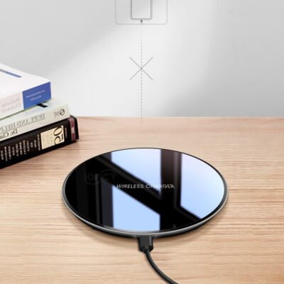 Qi Wireless Charger – 15W Fast Charging for All Devices