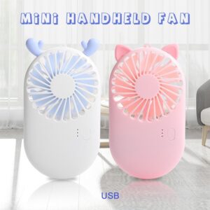 Portable Mini USB Fan – Rechargeable Handheld Travel Fan