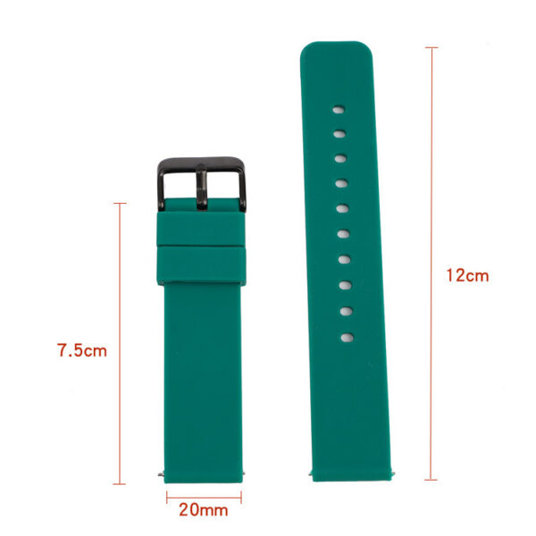Multicolor Silicone Waterproof Smart Watch Band – Stylish, Durable, and Comfortable - Image 8