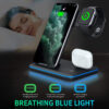 3-in-1 Wireless Charger Stand for Phone, Watch & Earbuds