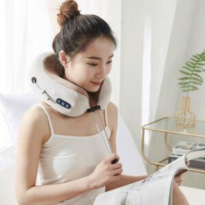 U-Shaped Neck Massager – Electric Shoulder Relief Pillow