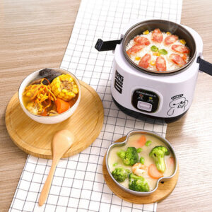 Mini Rice Cooker for One Person – Compact & Automatic Steamer