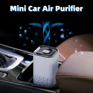 Portable Car Air Purifier - Negative Ion Generator for Clean Air