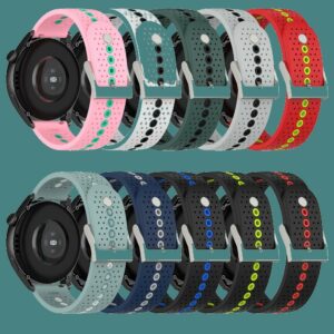 5Peak9Peak Color Hole Silicone Wristband - Stylish and Comfortable