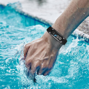 Stay Fit & Connected: Color Screen Multi-Sport Mode Smart Bracelet with Body Temp & Heart Rate Monitoring