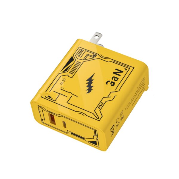Machine Crustacean A C Yellow Charger 5v2a Qc30 Fast Charge PD25W Charging Plug - Image 2