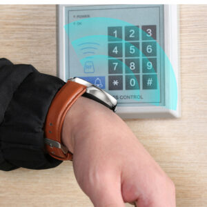 NFC Access Control Smart Watch – Bluetooth Call & Fitness Tracker