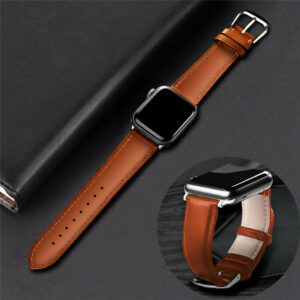 First Layer Cowhide Leather Strap - Two-Color Watch Wristband for Men & Women