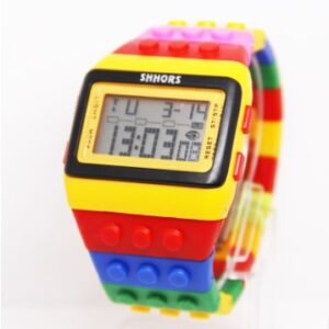 Building Block Design Digital Watch