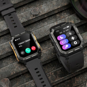 Outdoor Smart Watch with Bluetooth Call – Waterproof & Rugged