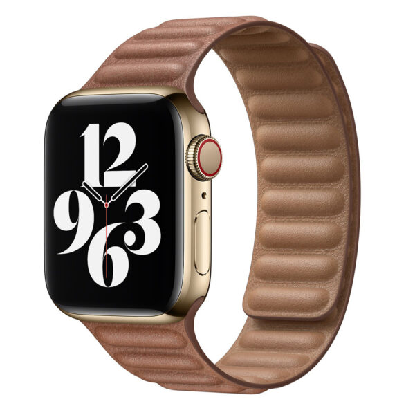 Two Section Leather Chain Watch Strap – Stylish & Durable Replacement Band - Image 9