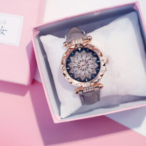 Full Diamond Women’s Fashion Watch – Waterproof & Elegant
