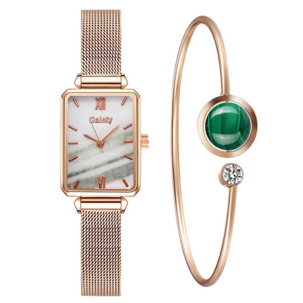 Women's Mesh Quartz Watch – Elegant Alloy Strap Timepiece - Image 2