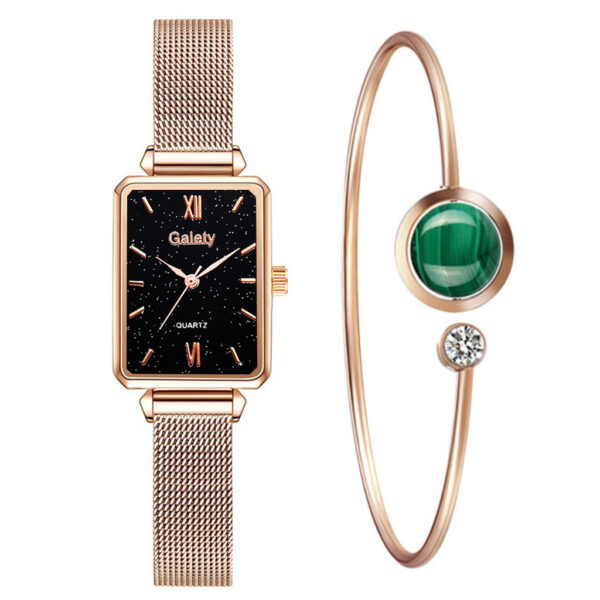 Women's Mesh Quartz Watch – Elegant Alloy Strap Timepiece - Image 5
