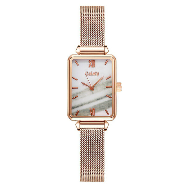Women's Mesh Quartz Watch – Elegant Alloy Strap Timepiece - Image 6