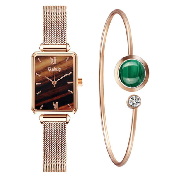 Women's Mesh Quartz Watch – Elegant Alloy Strap Timepiece - Image 4