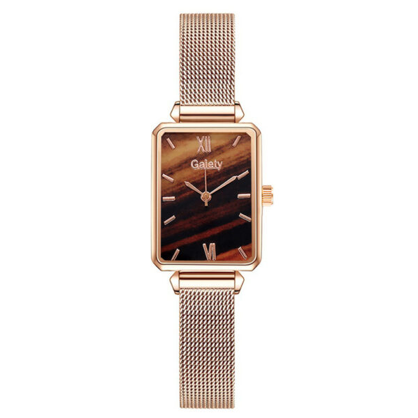Women's Mesh Quartz Watch – Elegant Alloy Strap Timepiece - Image 3