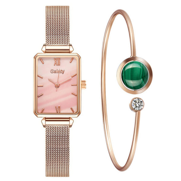 Women's Mesh Quartz Watch – Elegant Alloy Strap Timepiece - Image 8