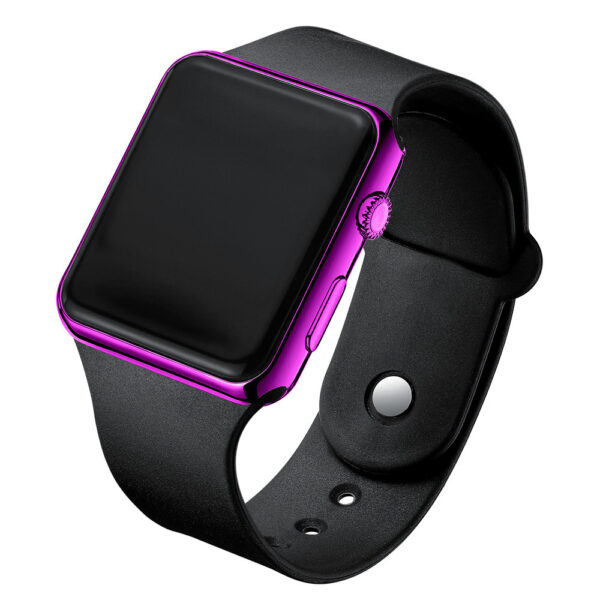 Square Electroplated LED Digital Watch | Stylish and Modern - Image 9