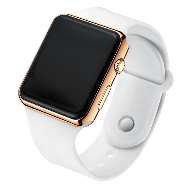 Square Electroplated LED Digital Watch | Stylish and Modern - Image 8
