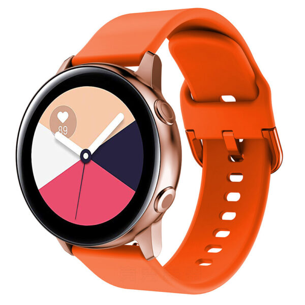 Universal 20 Or 22mm Silicone Strap For Smart Watch - Image 4