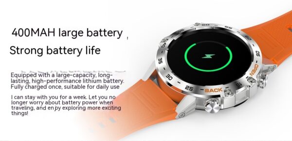 Smart Watch Multi-function Call Suitable For Men's Outdoor Three-proof Heart Rate Blood Oxygen Sports - Image 10