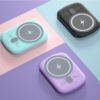 Fast Charging Compact And Portable Magnetic Wireless Power Bank