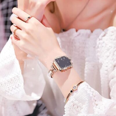 Smart Watch Pearl Bracelet Watch Band – Elegant & Functional