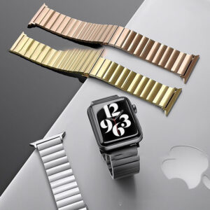 Stainless Steel Metal Watch Strap – One Bead Bamboo Buckle