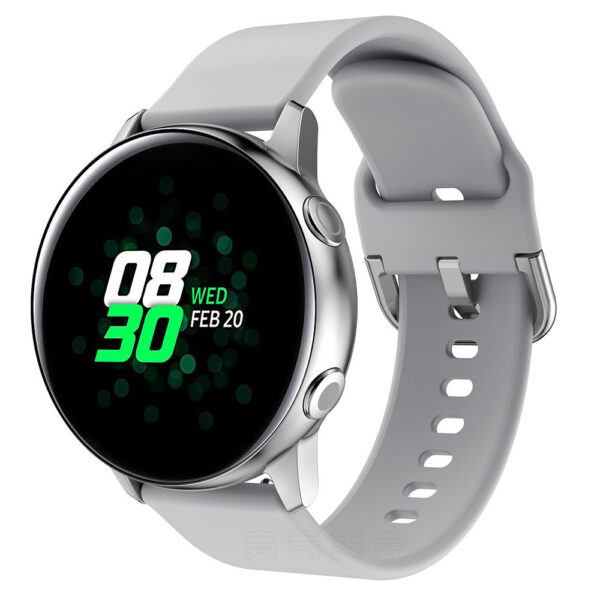 Universal 20 Or 22mm Silicone Strap For Smart Watch - Image 10