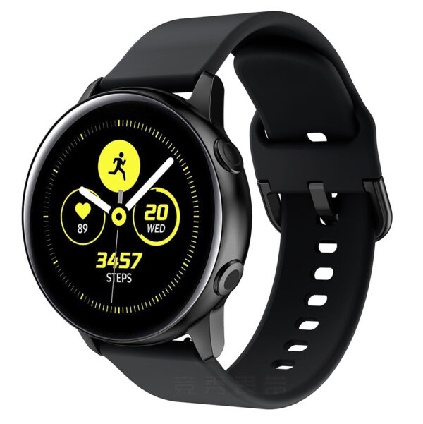 Universal 20 Or 22mm Silicone Strap For Smart Watch - Image 5