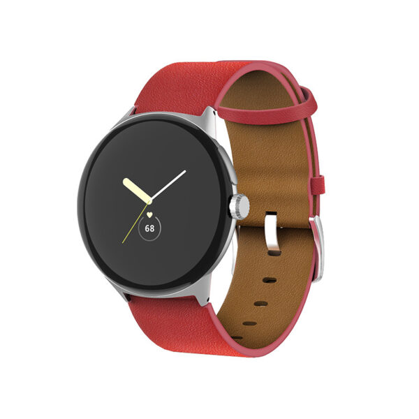 Straight Interface Leather Watch Strap – Stylish and Durable Band - Image 7