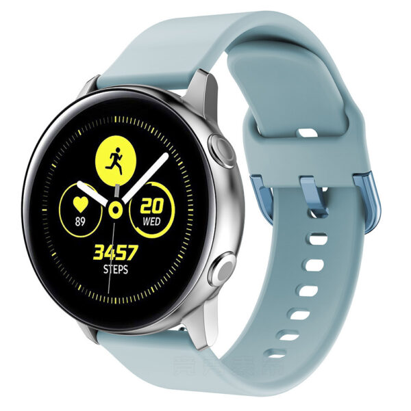 Universal 20 Or 22mm Silicone Strap For Smart Watch - Image 3