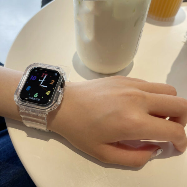 TPU Transparent Watch Strap – Sleek, Durable Band for Smartwatches