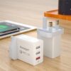 Three-Port USB Fast Charge 30WQC30 Mobile Phone Charger