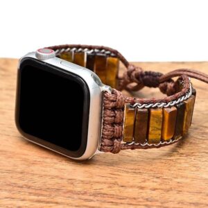 Tiger Eye Stone Watch Strap – Men's Fashion Heroism Bracelet