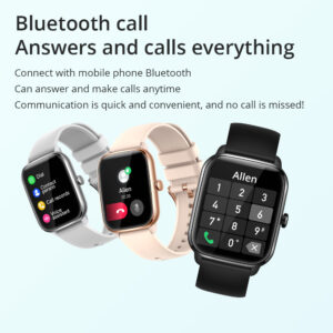 Exercise Heart Rate Smartwatch – Music, Steps & Bluetooth