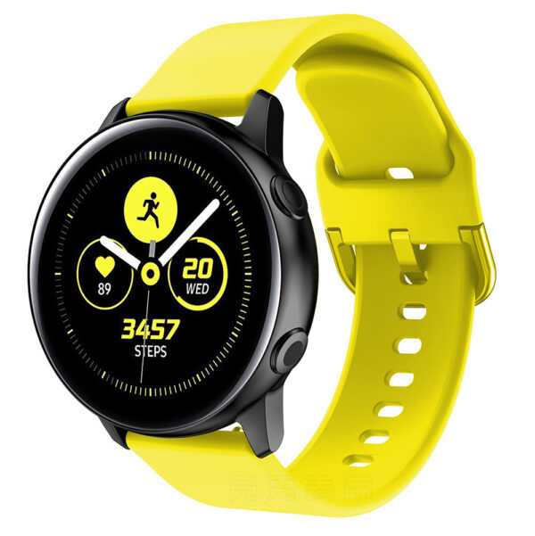 Universal 20 Or 22mm Silicone Strap For Smart Watch - Image 6