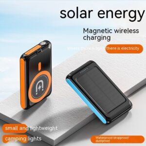 5000 MA Magnetic Solar Charging Unit