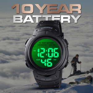 Men's Waterproof LED Sports Watch – Outdoor Multifunctional