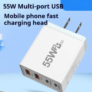55W Multi-port Usb Mobile Phone Charging Plug