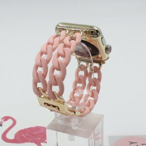 Resin Metal Strap for Apple Watch – Stylish & Durable