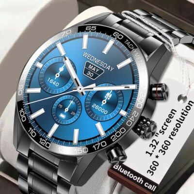 Men's Bluetooth Smart Phone Watch – Stylish and Functional Wearable