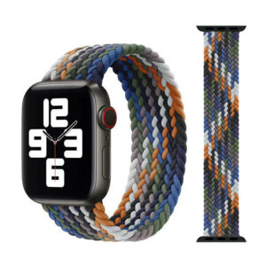 Nylon Braided Elastic Watch Strap – Single Loop Replacement Band