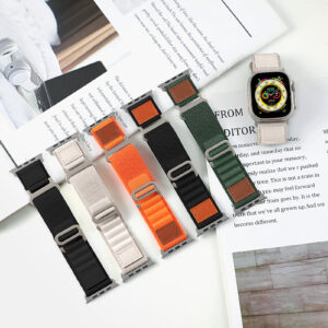 Nylon Woven Leather Watch Strap – Stylish & Durable Design