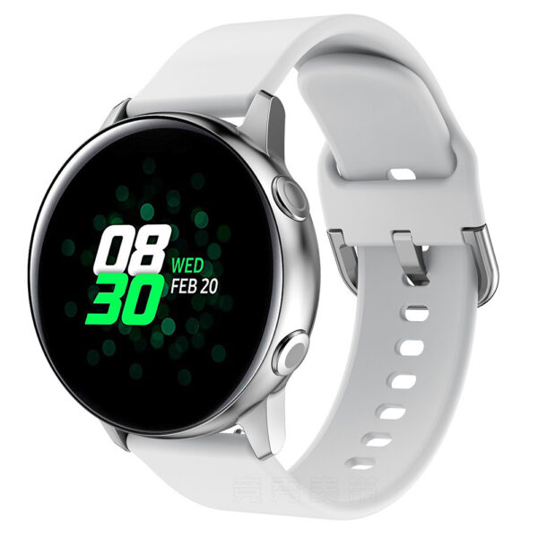 Universal 20 Or 22mm Silicone Strap For Smart Watch - Image 8